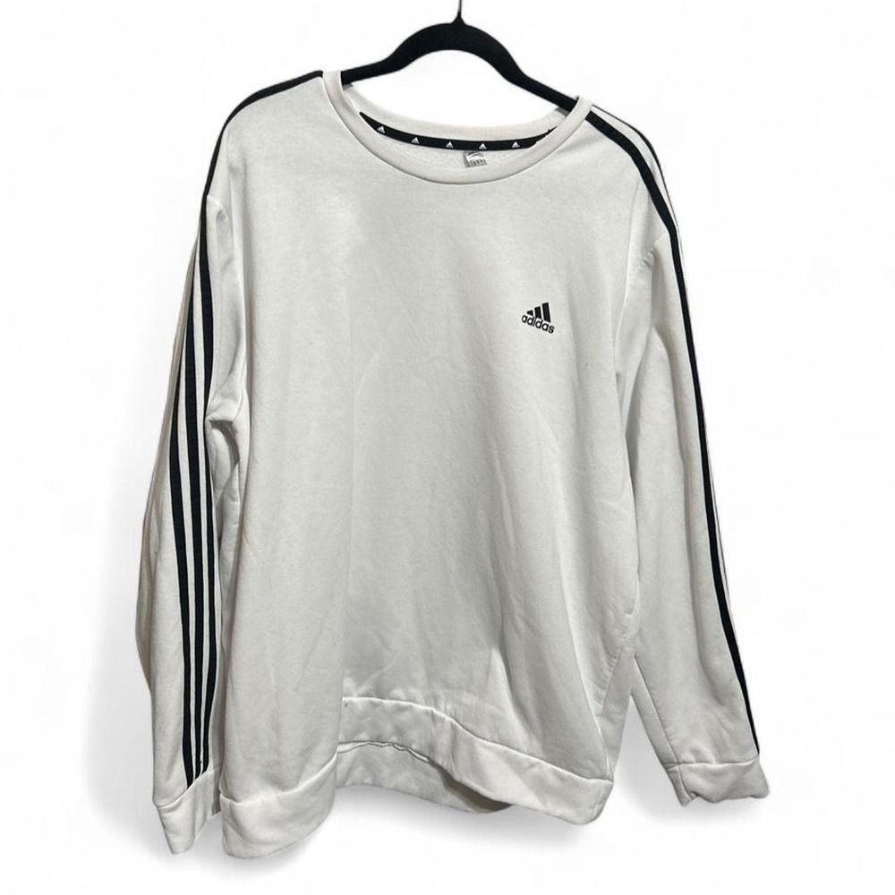 adidas Essentials 3-Stripes Crewneck Sweatshirt - XXL